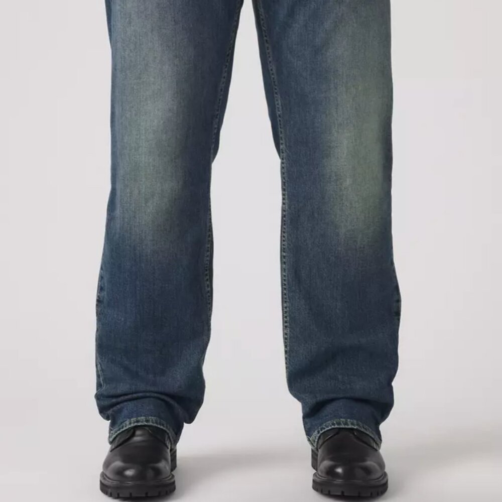 Levis 559 Jeans Mens Big and Tall 44x30 Dark Wash - Picture 2 of 7